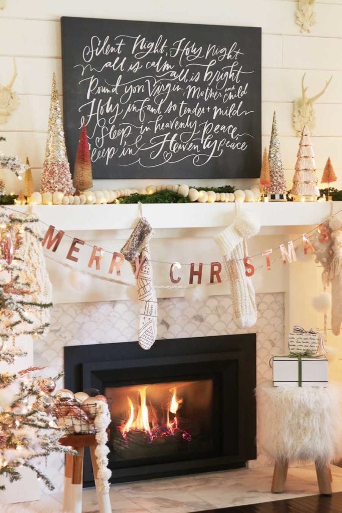 12 months of mantel decorating ideas