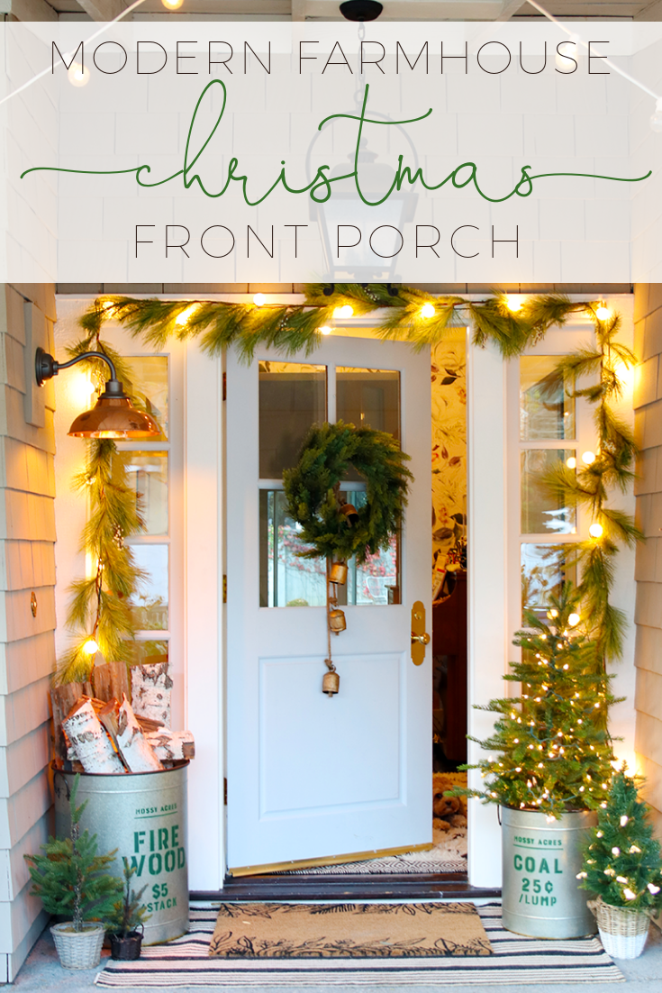 Our Modern Farmhouse Christmas Home Tour - Modern Glam