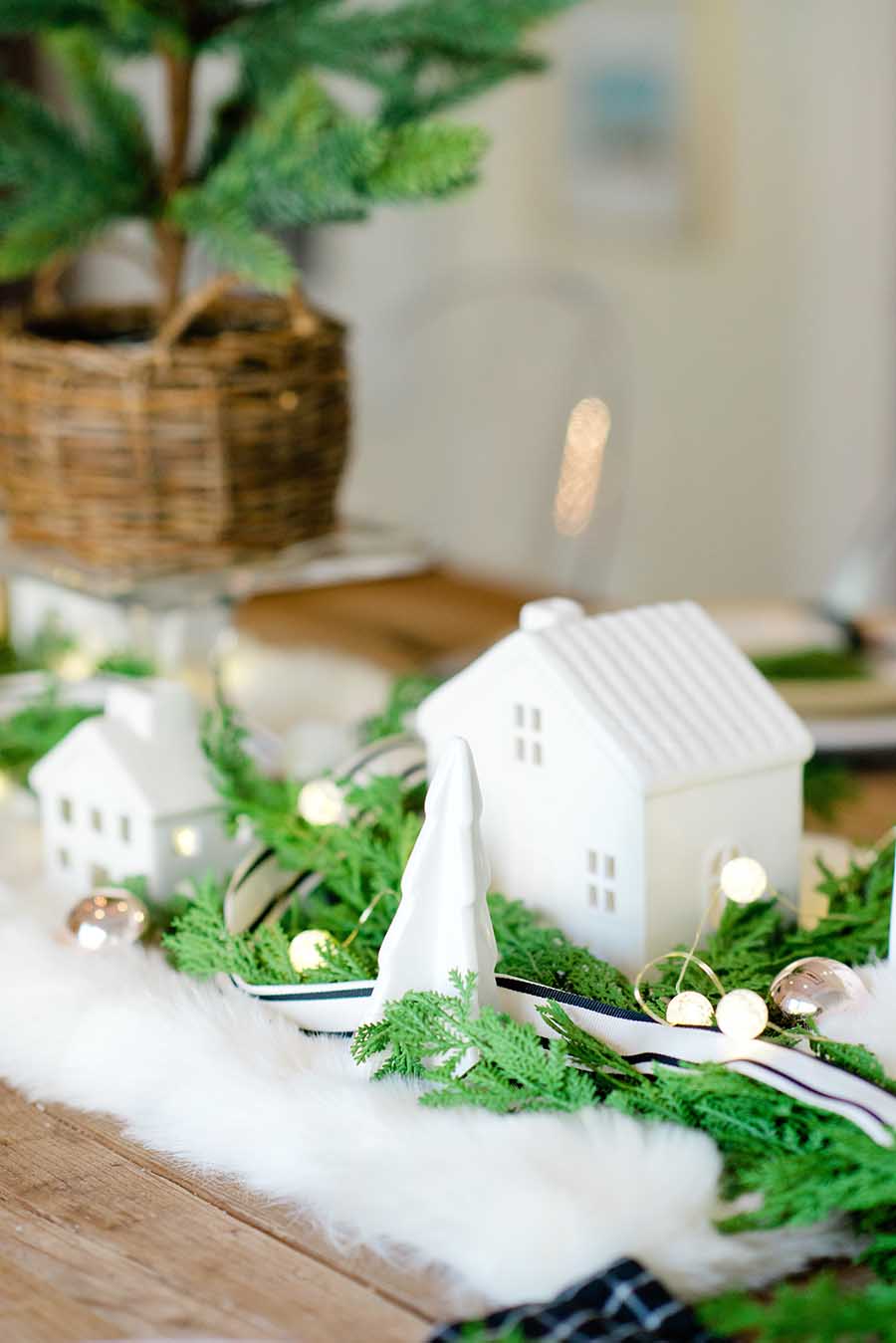 Modern Farmhouse Christmas Table