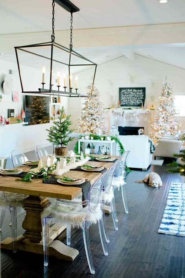 Modern Farmhouse Christmas Table - Tips for Creating a Holiday Table