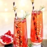 Pomegranate Champagne Cocktail recipe