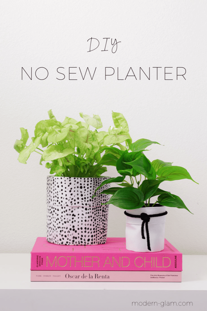 no sew fabric pot