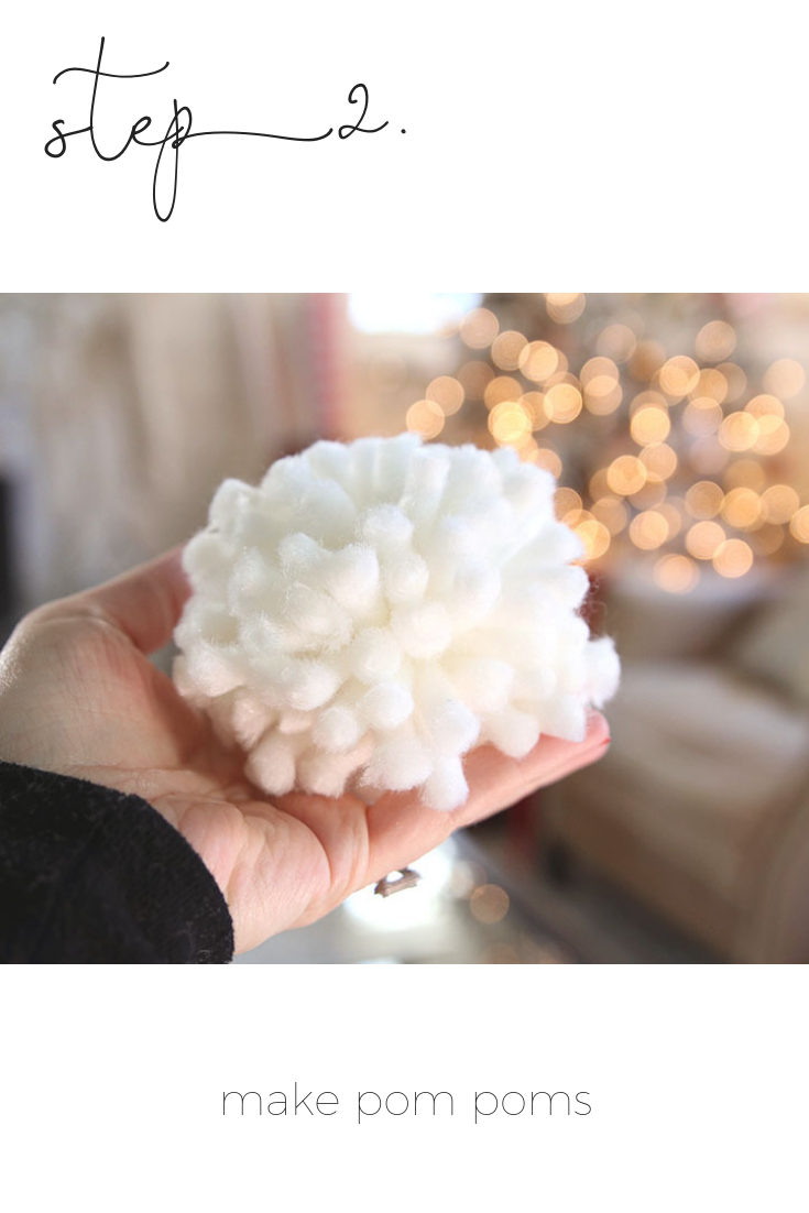 winter wreath pom pom