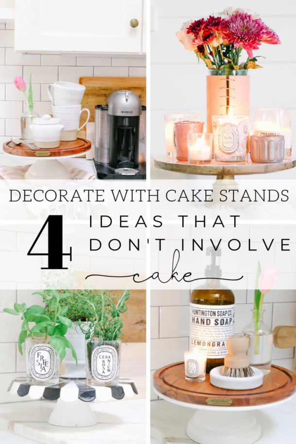 Decorating cake stands 4 ways that don't involve cake! Modern Glam
