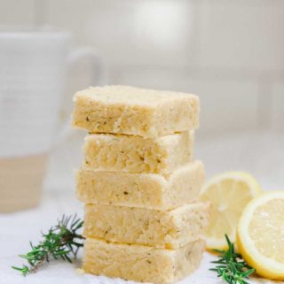 rosemary shortbread bars