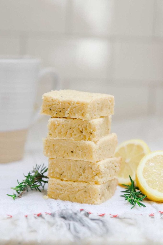 rosemary shortbread bars