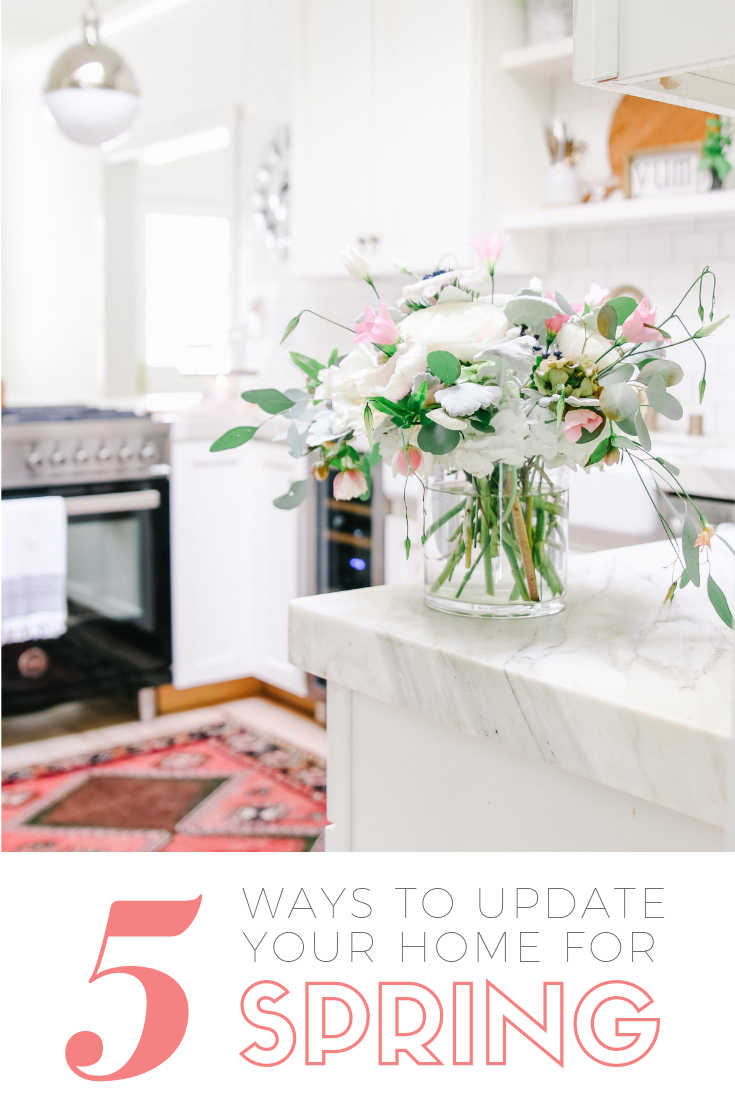 5 Simple Spring Decorating Ideas & Updates - Modern Glam - Interiors