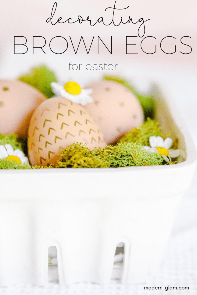 natural brown easter eggs