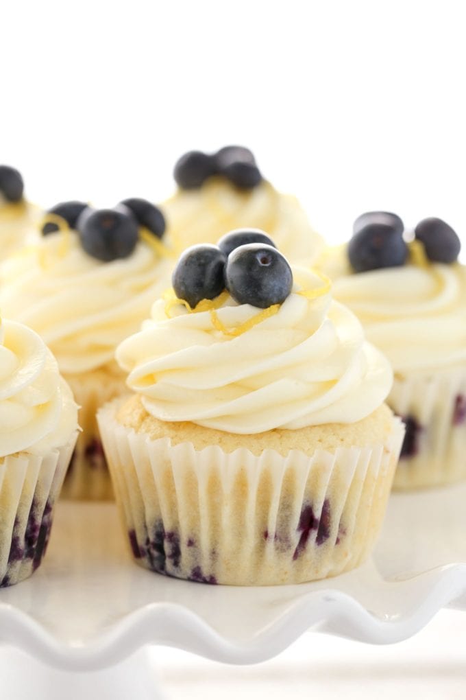 lemon blueberry cupcakes