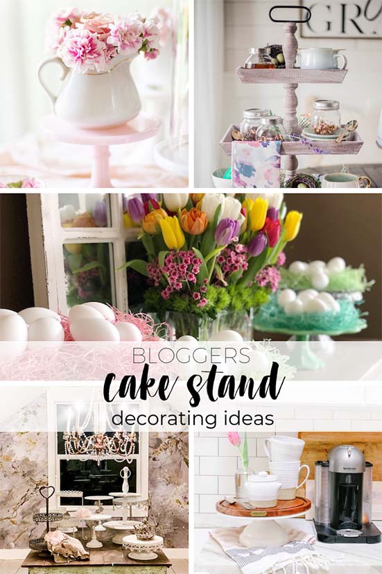 Decorating cake stands 4 ways that don't involve cake! Modern Glam
