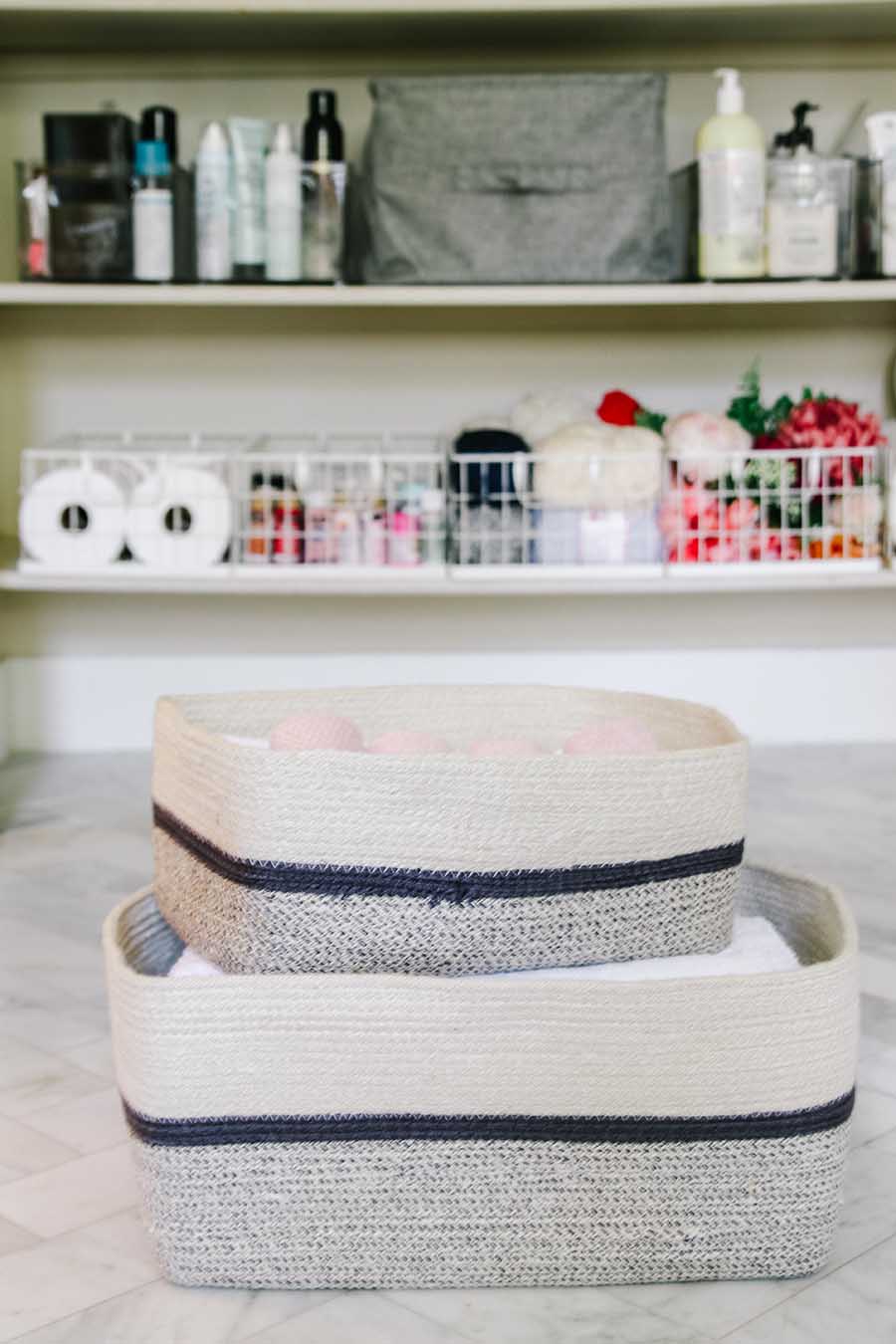 bathroom organizing ideas