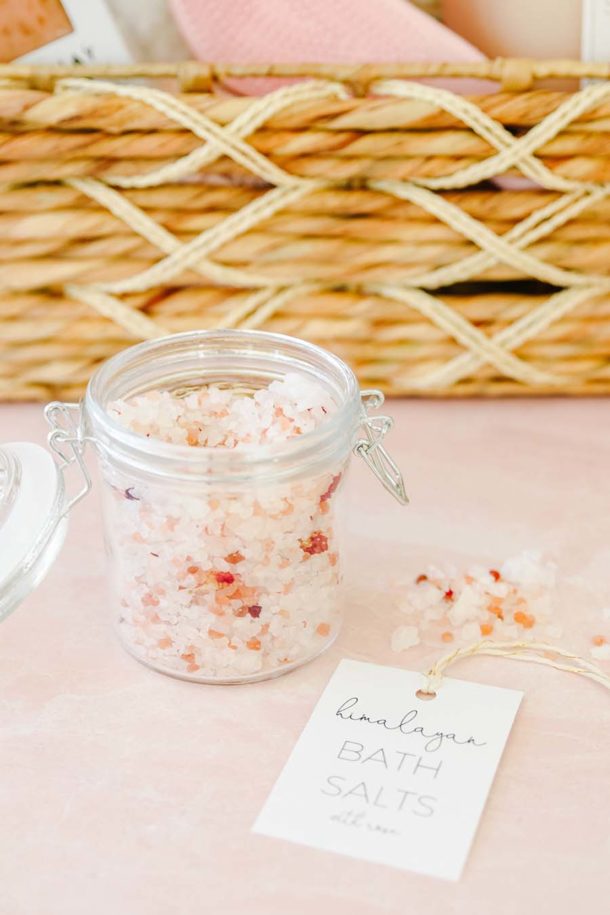 DIY Bath Salts with Himalayan Salt & Essential Oils Modern Glam