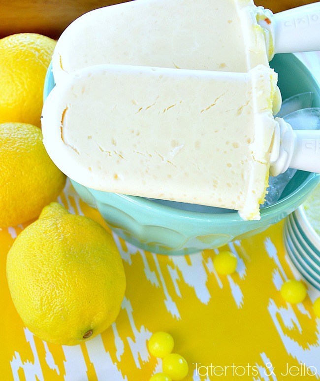 lemon drop cheesecake popsicles