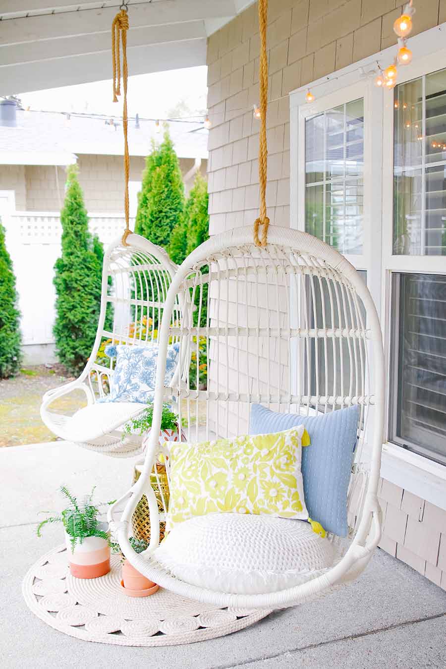 stylish front porch