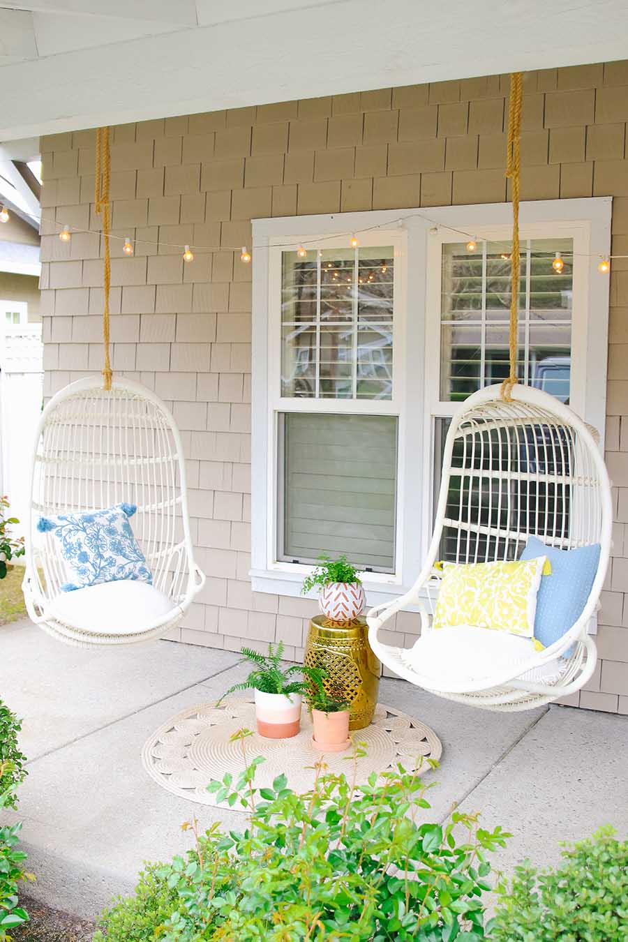 stylish porch for spring