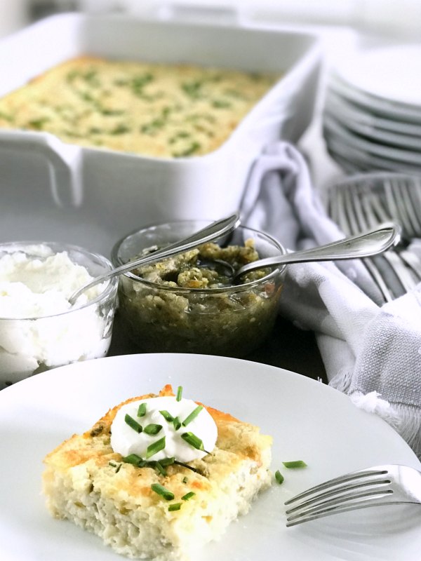 hatch chile egg bake