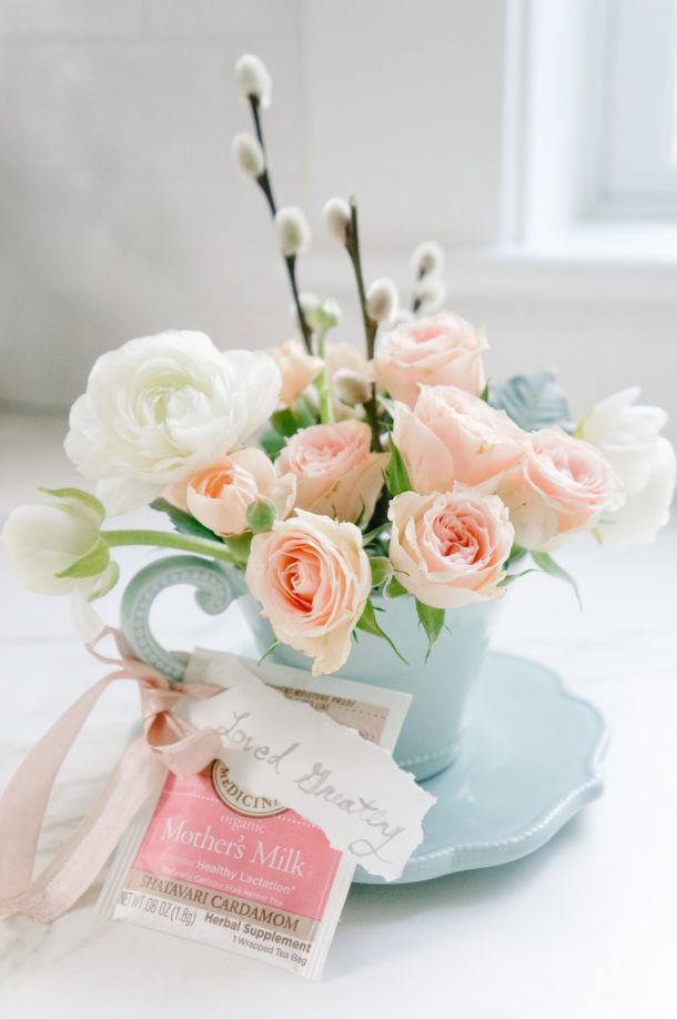 Grocery Store Flower Arrangement DIY Modern Glam