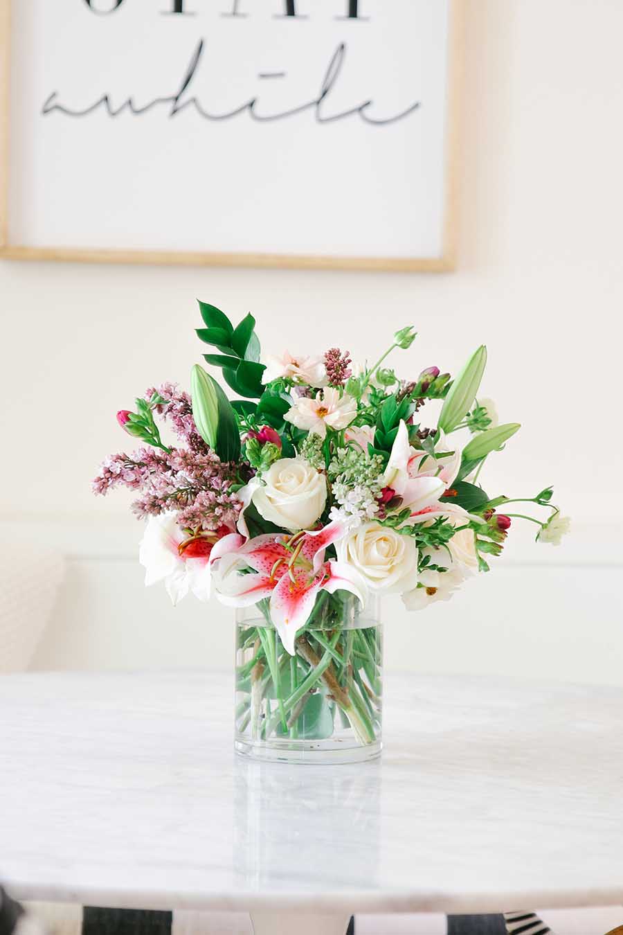 supermarket flower arrangement