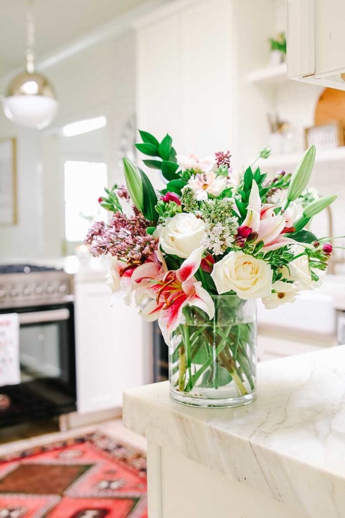 supermarket flower arrangement