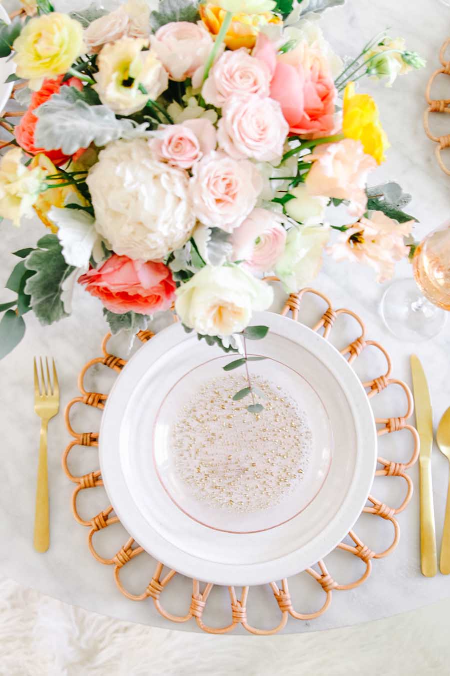 mother's day table setting idea