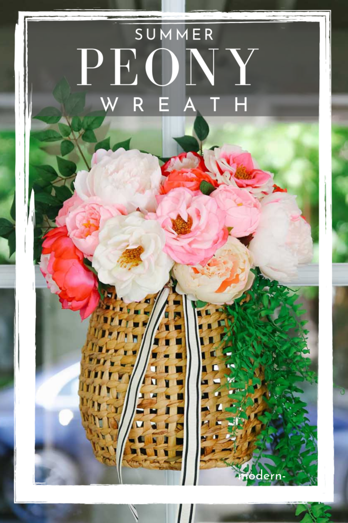 peony wreath