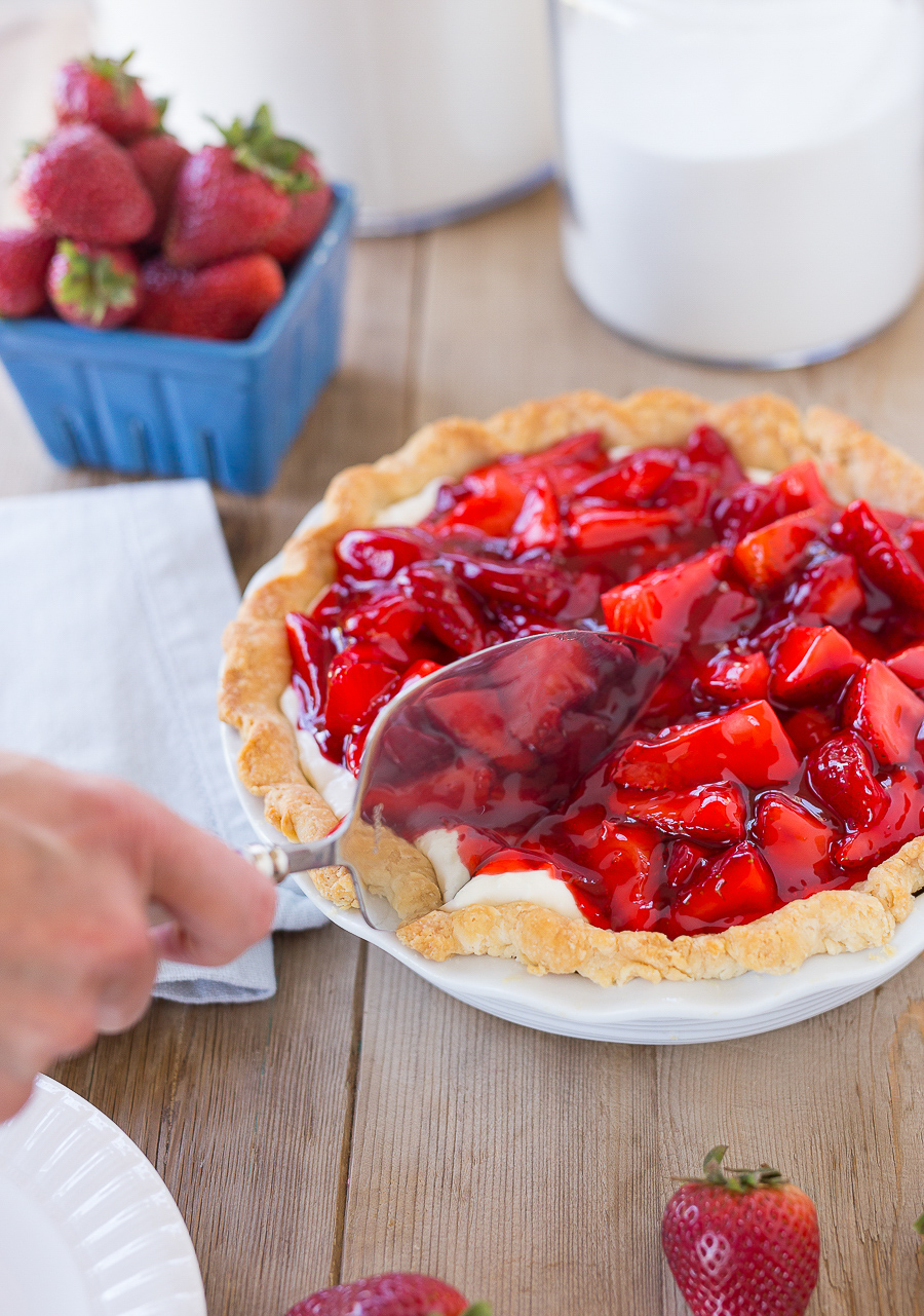 Strawberry Cream Pie