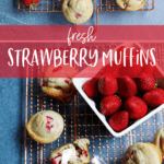 easy strawberry muffins