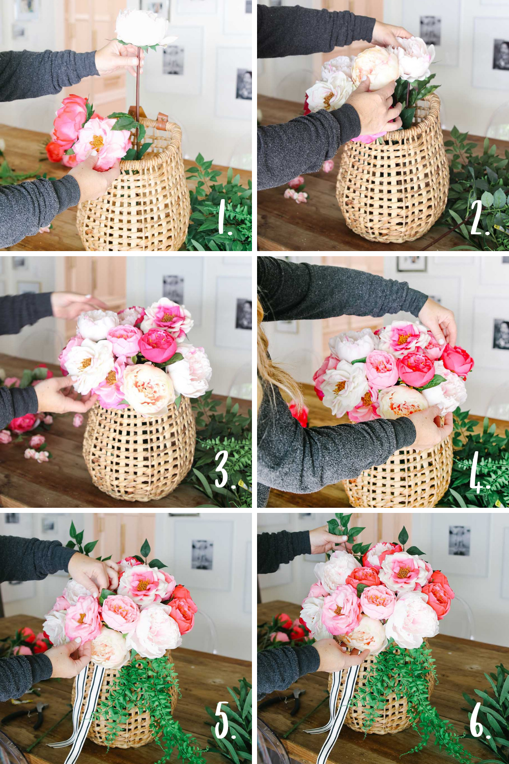 hanging basket wreath