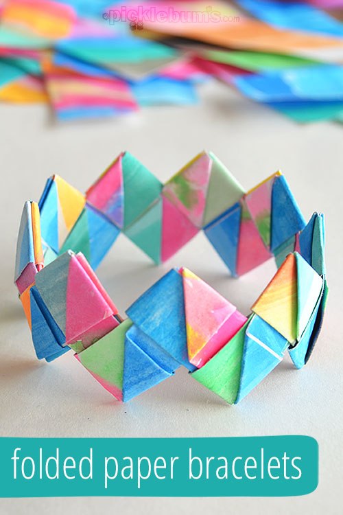 diy origami bracelets