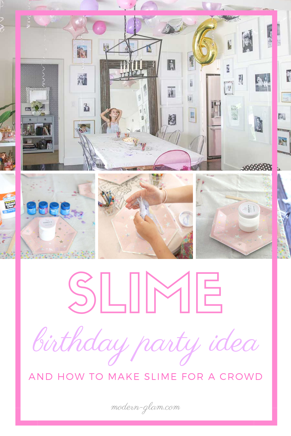 how to throw a slime party