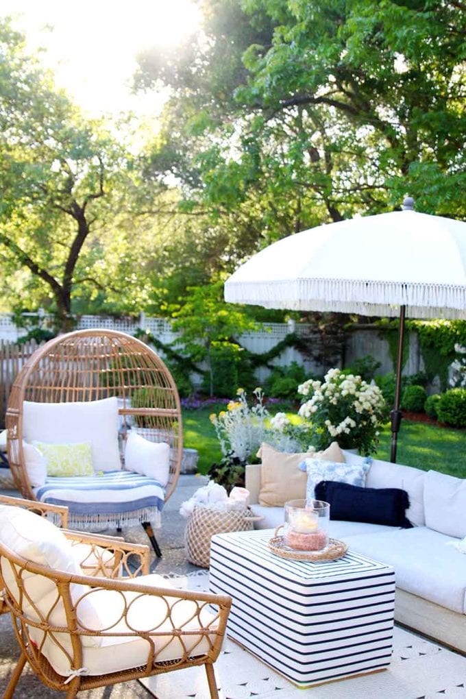 summer porch and patio decor