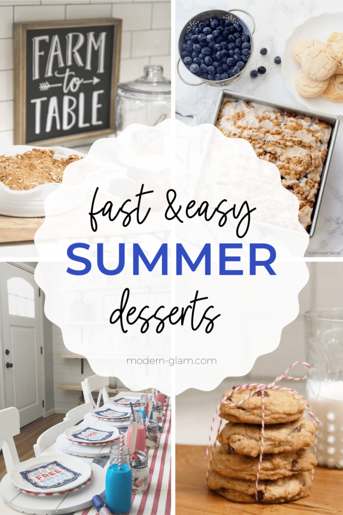 Easy Summer Desserts for Parties Modern Glam