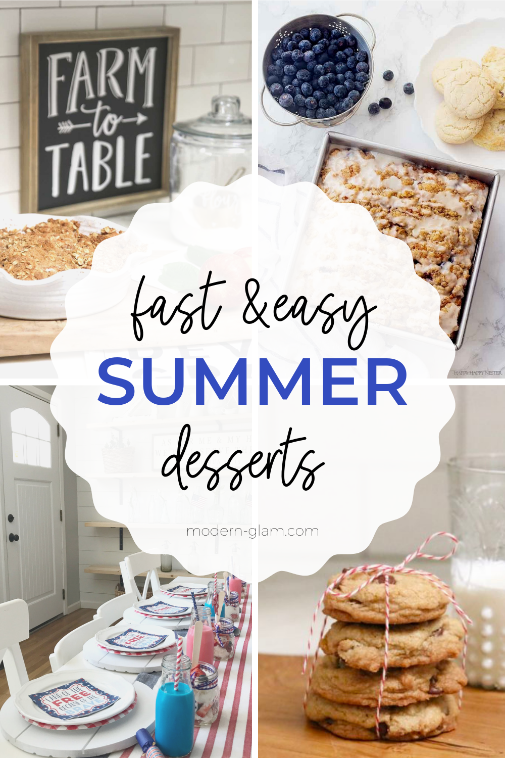 Easy Summer Desserts for Parties - Modern Glam