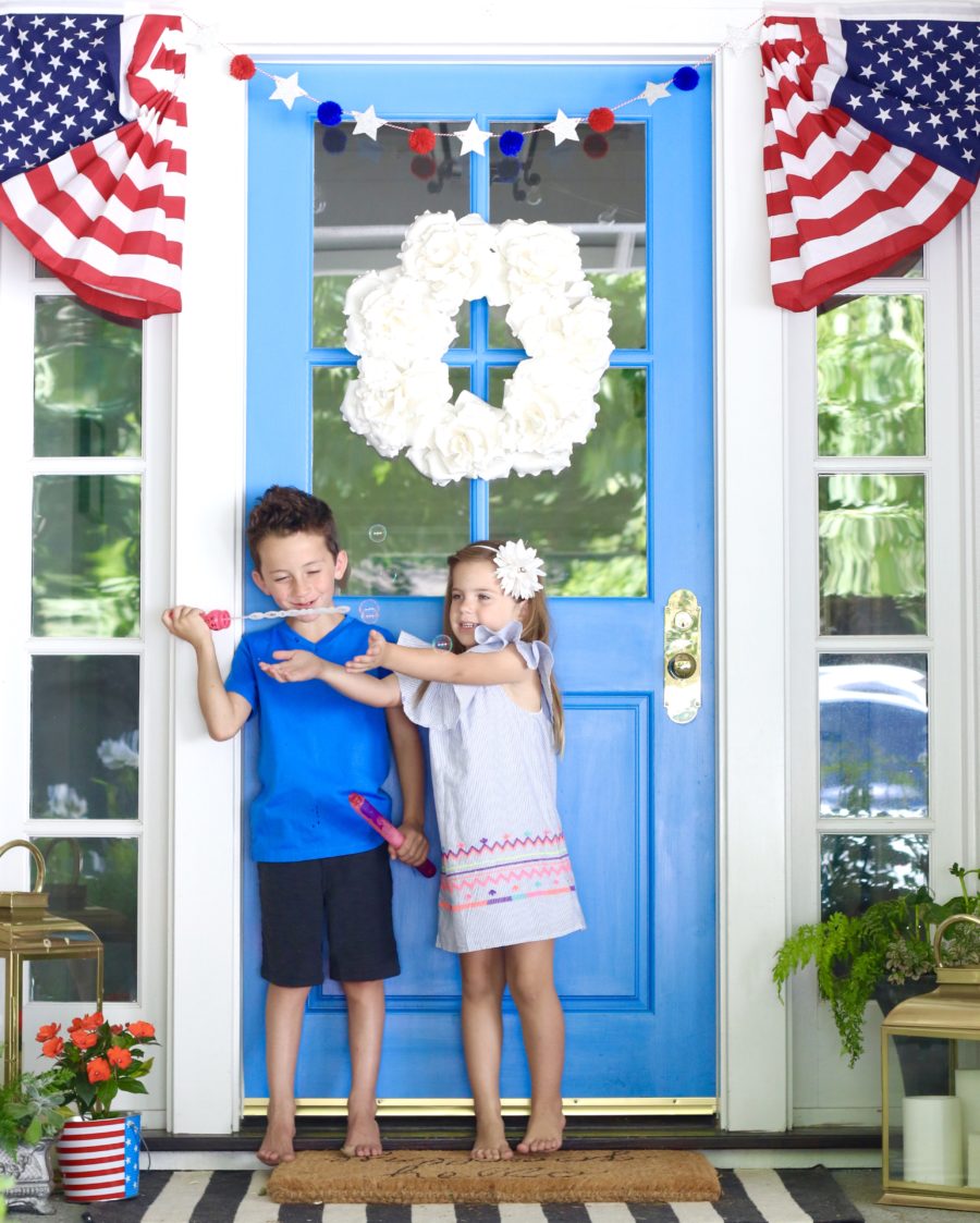 4th of july front door decor