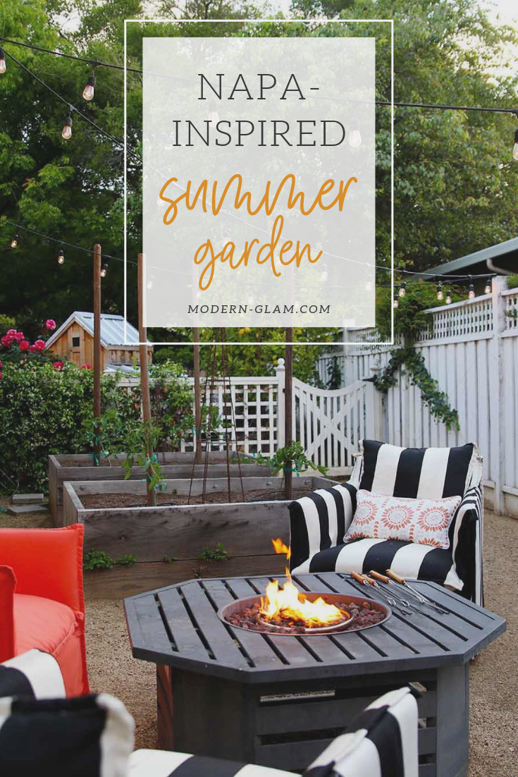 napa style summer garden tour