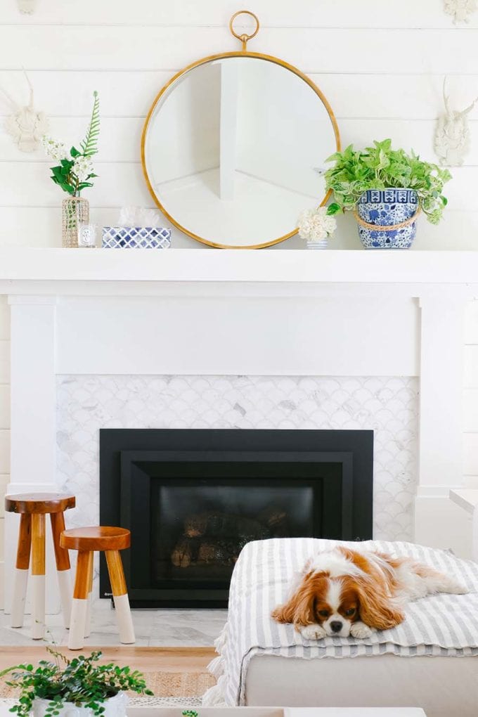 how to decorate your fireplace mantel