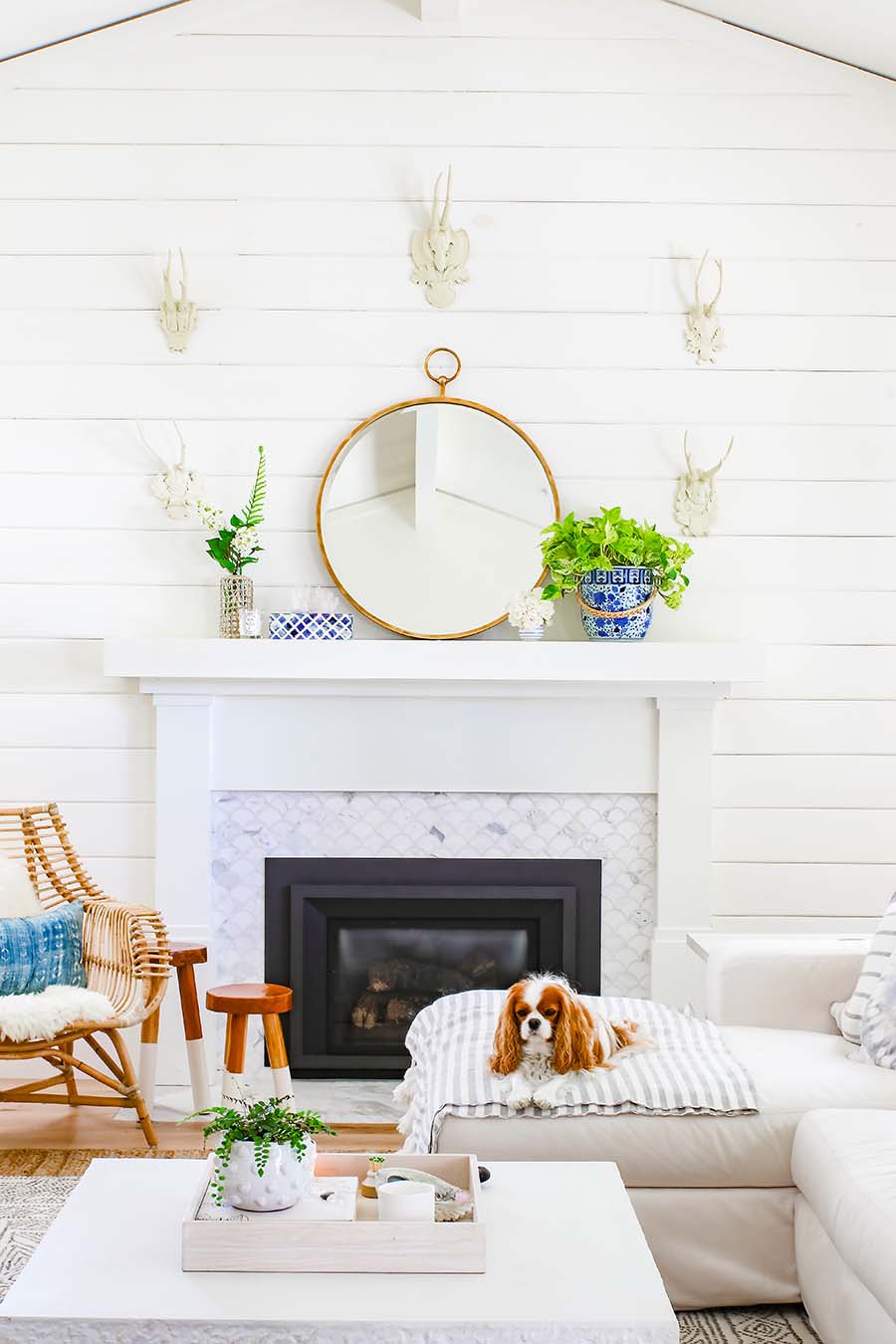 summer decorating ideas mantel decor