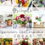 simple summer centerpiece ideas