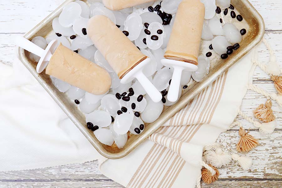 paleo iced coffee popsicle