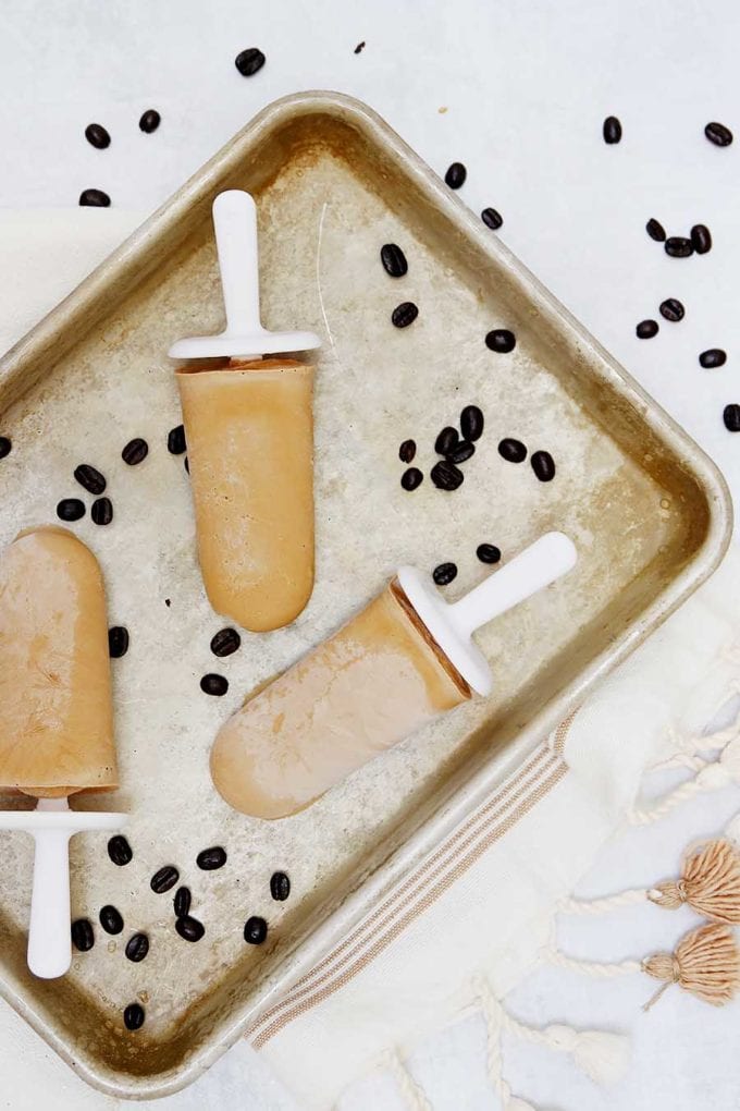 Creamy Iced Coffee Popsicles Healthy, Paleo, Vegan Recipe