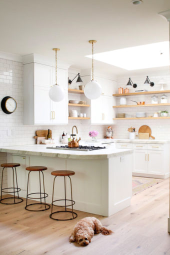 Modern Farmhouse Kitchen Reveal - Modern Glam