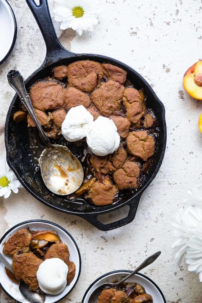 paleo peach cobbler