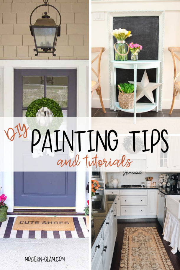 The Best DIY Painting Tips and Tutorials Modern Glam