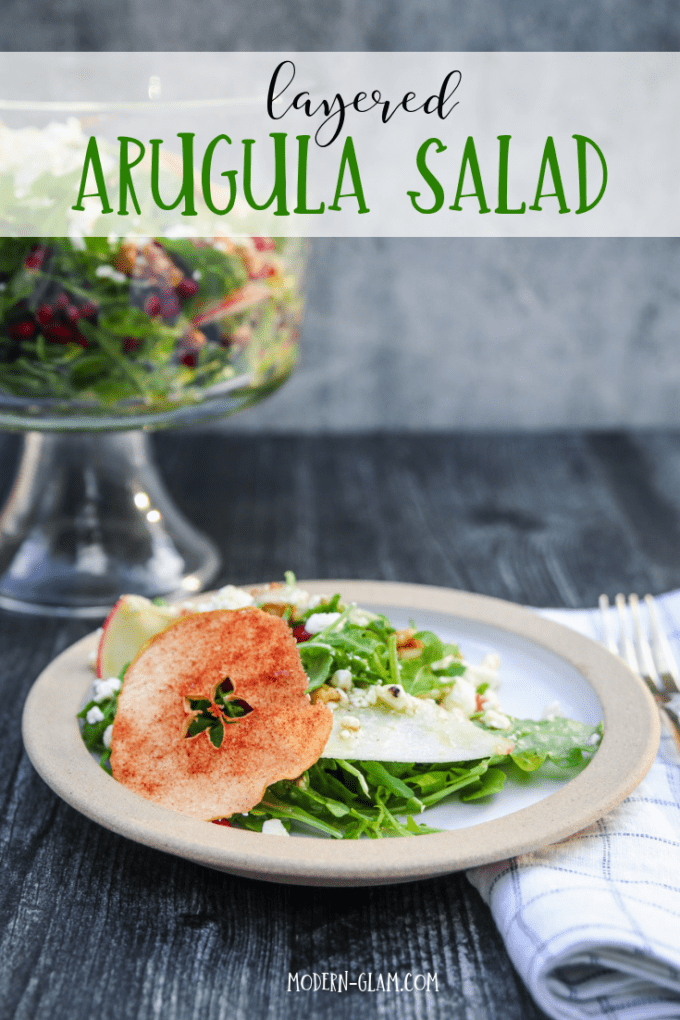 magnolia table layered arugula salad