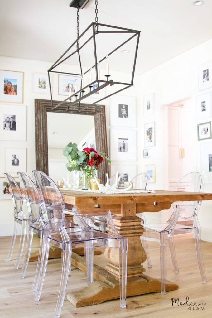 modern farmhouse dining room