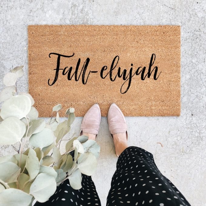 fall doormat ideas