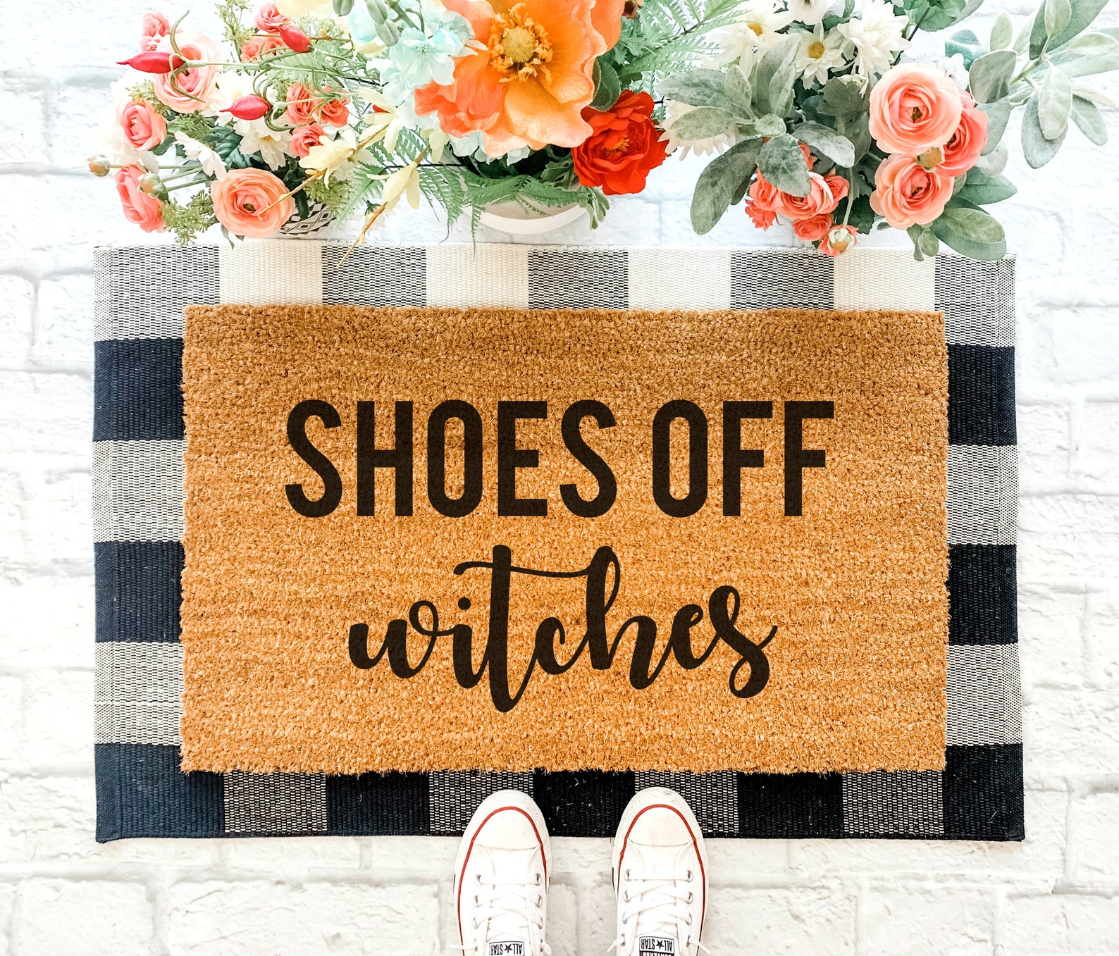 Layered Doormat and Rug Ideas for Fall Modern Glam