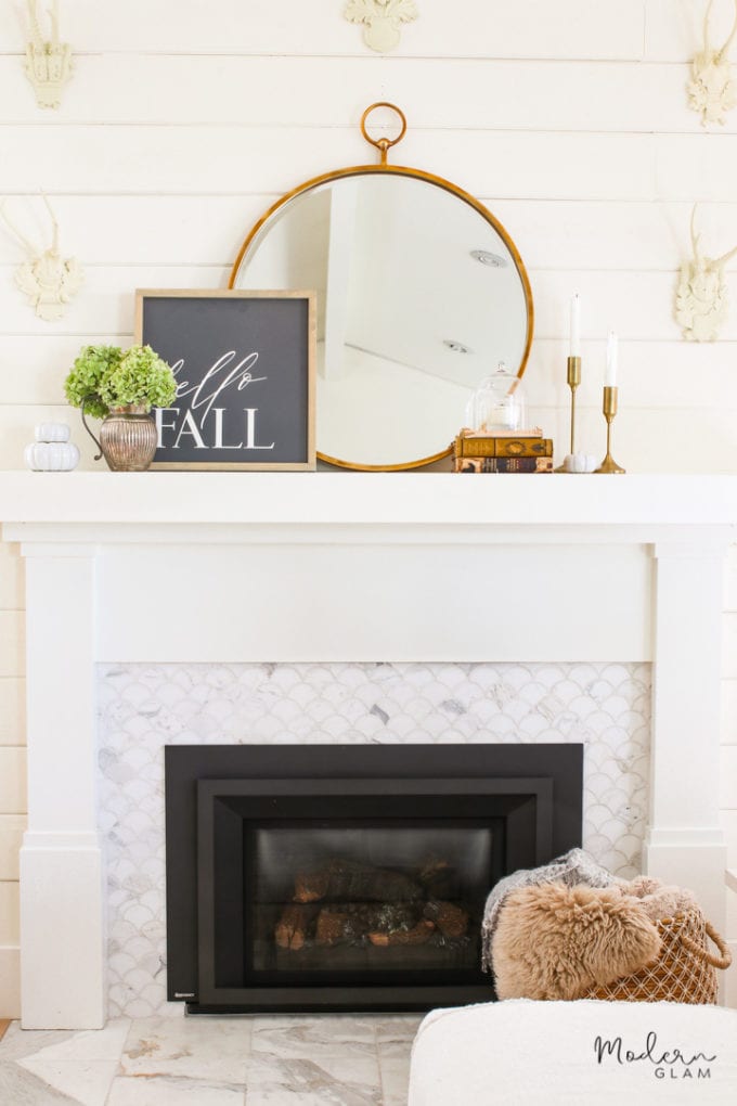 minimalist mantel decorating ideas