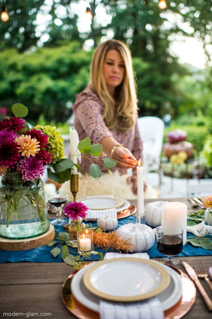 fall table setting ideas