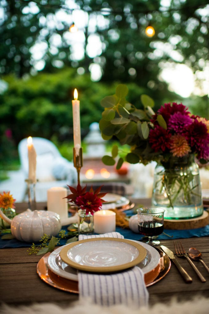 fall table decorations